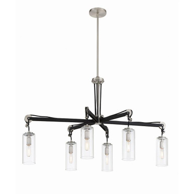 Pullman Junction 6 Light Oversized Island Pendant by Minka Lavery - 2896-691