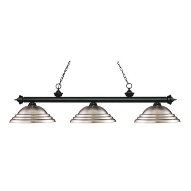 Riviera 3 Light Island/Billiard 16 Inch Wide by 13.25 Inch High by Z-Lite - 200-3LR