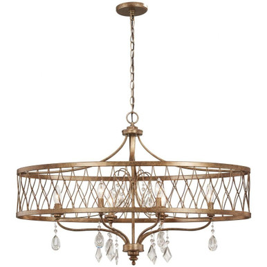 West Liberty 6 Light Medium Island Pendant by Minka Lavery - 4407-581