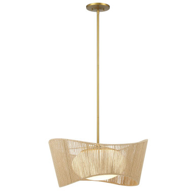 Key Largo 1 Light Oval Pendant by Minka Lavery - 6576-695