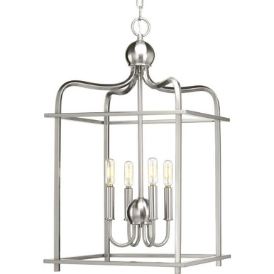 Assembly Hall 4 Light Medium Pendant by Progress - P500036
