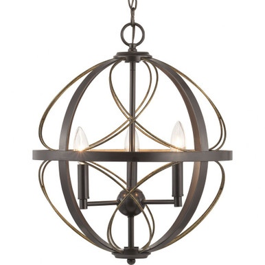 Brandywine 3 Light Medium Pendant by Progress - P500068