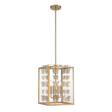 Birch 4 Light Medium Pendant by Savoy House - 3-4197-4