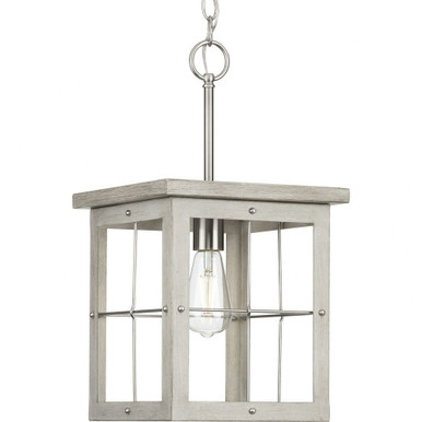 Hedgerow 1 Light Small Pendant by Progress - P500317