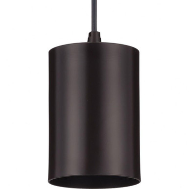 Cylinder 1 Light Outdoor Mini Pendant 9.5 Inch Tall by Progress - P500355