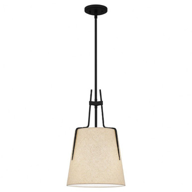 Leona 1 Light Medium Pendant by Quoizel - LOA1512MBK
