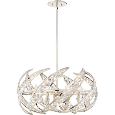 Crescent 6 Light Large Pendant by Quoizel - PCCN2824PK