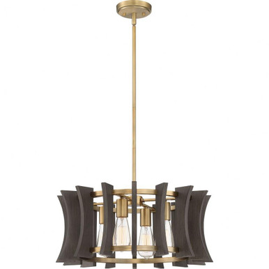 Cordelia 4 Light Large Pendant by Quoizel - QOP5196AB