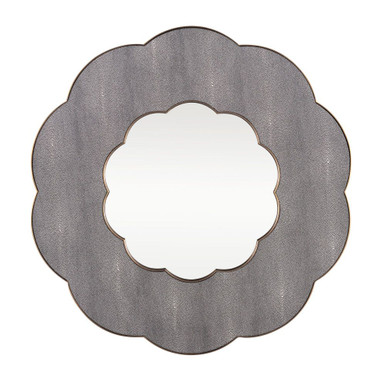 Scallop Wall Mirror 36 Inch Wide By Varaluz - 453MI36A