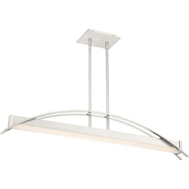 Sabre 1 LED Light Oversized Linear Pendant by Quoizel - PCSE138BN
