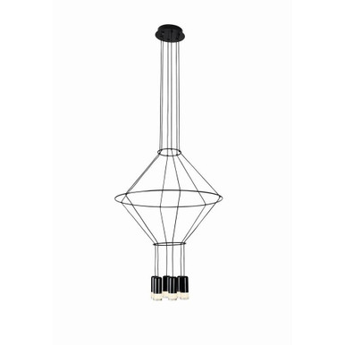 Expression 28.98W LED Large Pendant 59 Inch Tall by Vonn - VEP28206BL