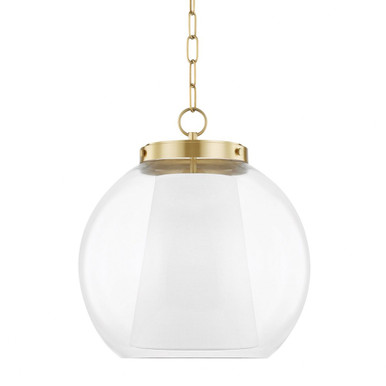 Sasha 15W 1 LED Light Medium Pendant by Mitzi - H457701L