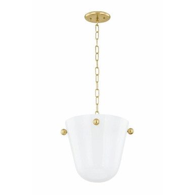 Rima 1 Light Medium Pendant by Mitzi - H923701-AGB