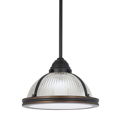 Pratt Street 1 Light Contemporary Small Pendant by Generation - 65060