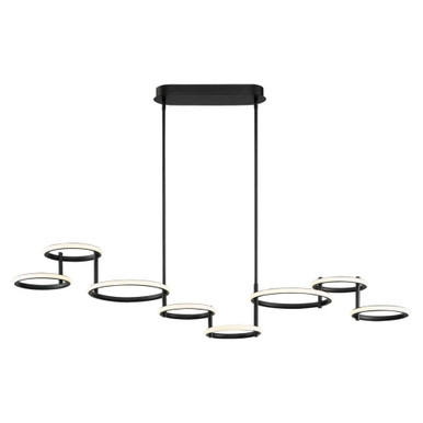 Giro 115W 8 LED Light Medium Chandelier by Eurofase - 39421-012