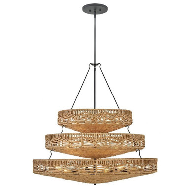 Ophelia 65W 13 LED Large Pendant by Hinkley - 42308BK-NRF