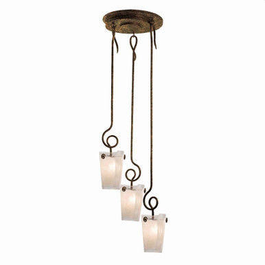Tribecca 3 Light Large Foyer Pendant by Kalco - 4302