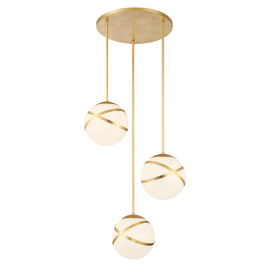 Atlys 3 Light Large Pendant by Minka Lavery - 5433-853
