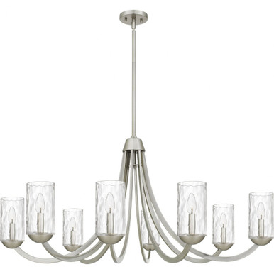 Allard 8 Light Chandelier 22 Inch Tall and 45 Inch Wide by Quoizel - ALD5045