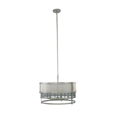 Delano 6 Light Large Pendant by Kalco - 503653BJT