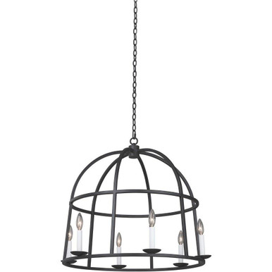 Wickenburg 6 Light Large Pendant by Kalco - 506952BI