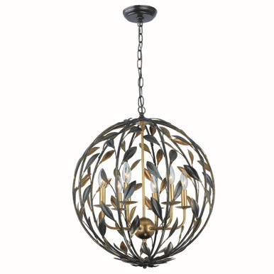 Broche 6 Light Medium Chandelier by Crystorama 506 - 506
