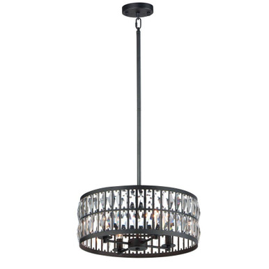 Madeline 4 Light Large Pendant by Maxim - 21815BCBK