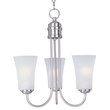 Logan 3 Light Small Chandelier by Maxim 10043FT - 10043FT