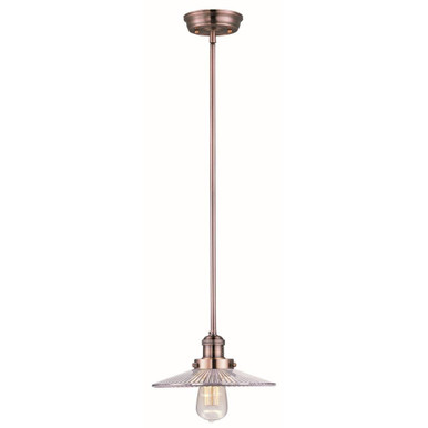Small Hi Bay 1 Light Metal Small Pendant by Maxim - 25045CLACP/BUI