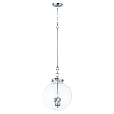 Retro 3 Light Medium Pendant by Maxim - 25183CLPN