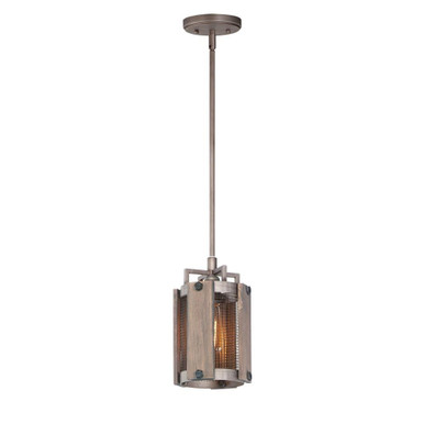 Outland 1 Light Small Pendant by Maxim - 25261BWWZ