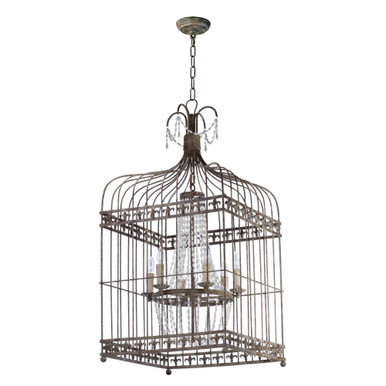 Gisele 6 Light Large Pendant by Maxim - 26007ATR