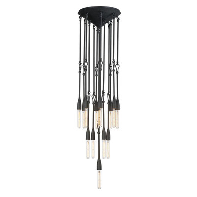 Pioneer 13 Light Medium Pendant by Maxim - 27719AR