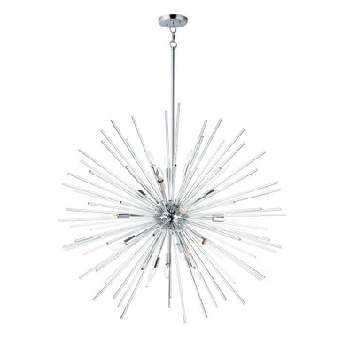 Polaris Sixteen Light Oversized Pendant by Maxim - 28666CLPC