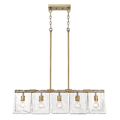 Serenity 5 Light Oversized Linear Pendant by Golden - 6072-LP