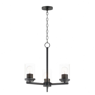 Corona 3 Light Small Chandelier by Maxim 10203CLSN - 10203