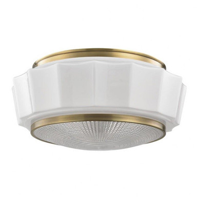 Odessa 3 Light Flush Mount 7.5 x 15.75 Inch by Hudson Valley - 3816F