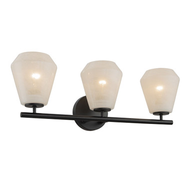 Brooke 3 Light Bath Vanity 8 Inch Tall and 22.5 Inch Wide by Artcraft - AC12183