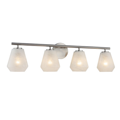 Brooke 4 Light Bath Vanity 8 Inch Tall and 31.25 Inch Wide by Artcraft - AC12184