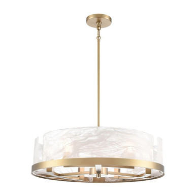 Skye 6 Light Chandelier 7.03 Inch Tall and 24.02 Inch Wide by Artcraft - AC12176BR