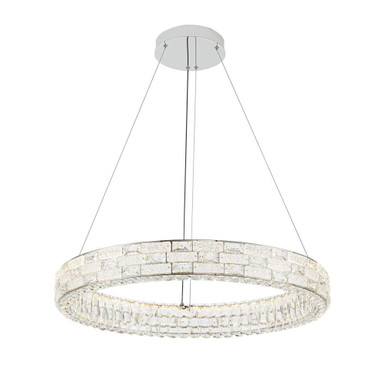 Elegance 60W 1 LED Chandelier 3.54 Inch Tall X 29.92 Inch Wide by Artcraft - AC6922PN