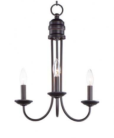Logan 3 Light Small Chandelier by Maxim 10343 - 10343