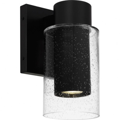 Sawyer 5W 1 LED Outdoor Wall Lantern 10 Inch Tall by Quoizel - SAW8004MBK