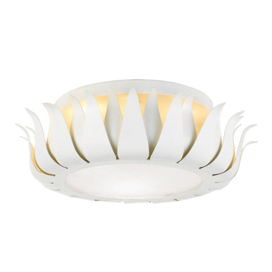 Broche 3 Light 16 Inch Wide Flush Mount by Crystorama - 510