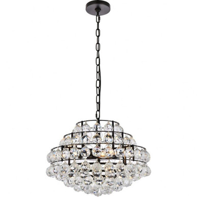 Savannah 5 Light Large Pendant 18 Inch Wide by Elegant - 1106D18