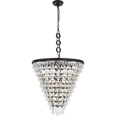 Nordic 7 Light Medium Chandelier by Elegant - 1219D24