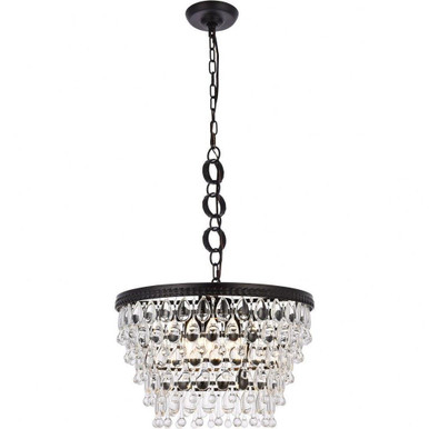 Nordic 5 Light Large Pendant 19 Inch Wide by Elegant - 1219D19