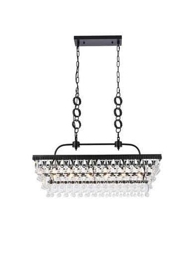 Nordic 6 Light Small Pendant 32 Inch Length by Elegant - 1219G32