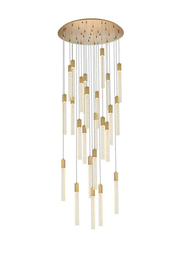 Weston 25 Light Oversized Pendant 42 Inch Length by Elegant - 2067G42