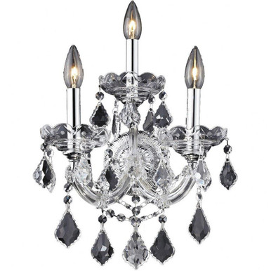 Maria Theresa 3 Light Wall Sconce 12 Inch Wide by Elegant - 2800W3